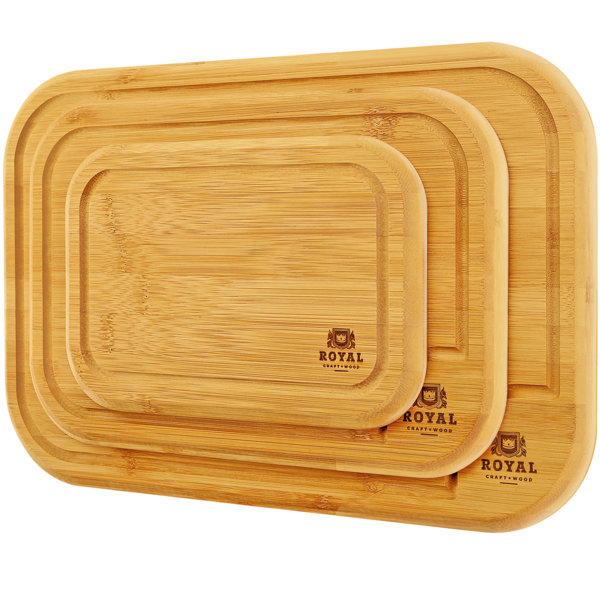 butcher block cutting board with juice groove